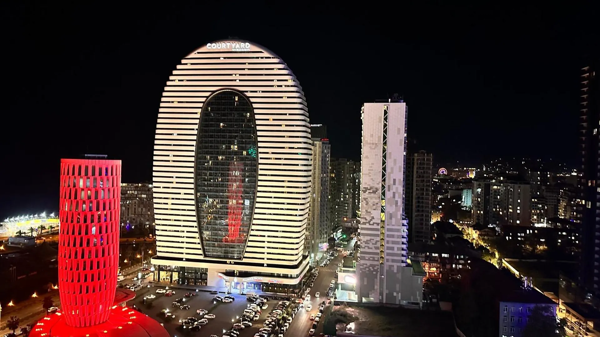 Glamorous Sea View Aparthotel In Orbi City 바투미