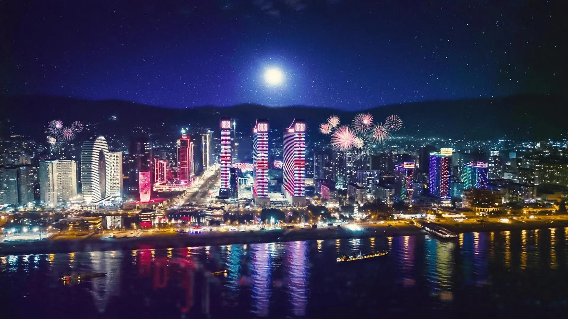 Glamorous Sea View Aparthotel In Orbi City 바투미