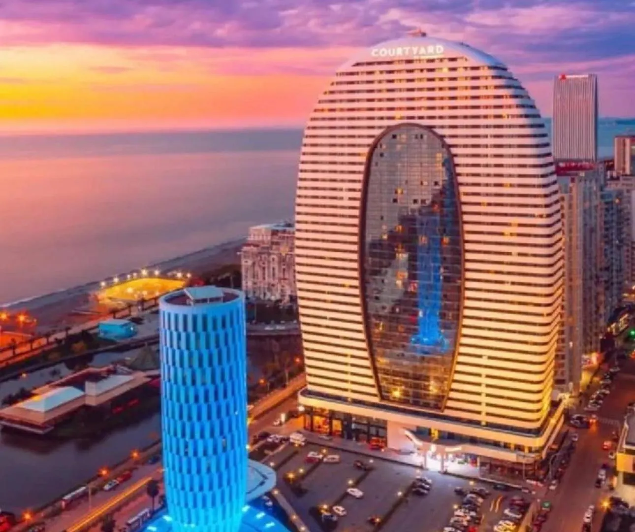 Glamorous Sea View Aparthotel In Orbi City 바투미